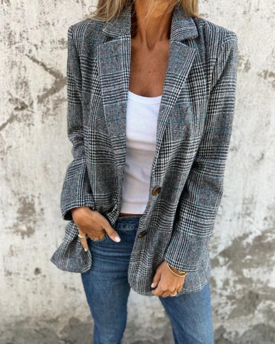 Drune | Zeitlos Karierter Blazer