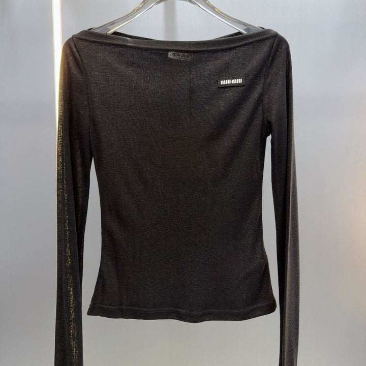 Damen-Strickpullover, schulterfrei