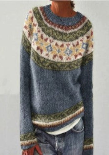 Drune | Schick Gemusterter Strickpulli