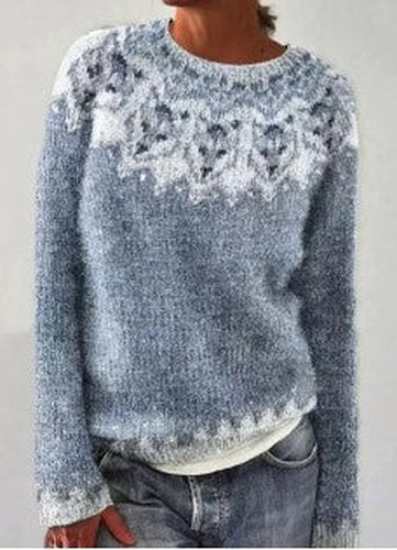 Drune | Schick Gemusterter Strickpulli