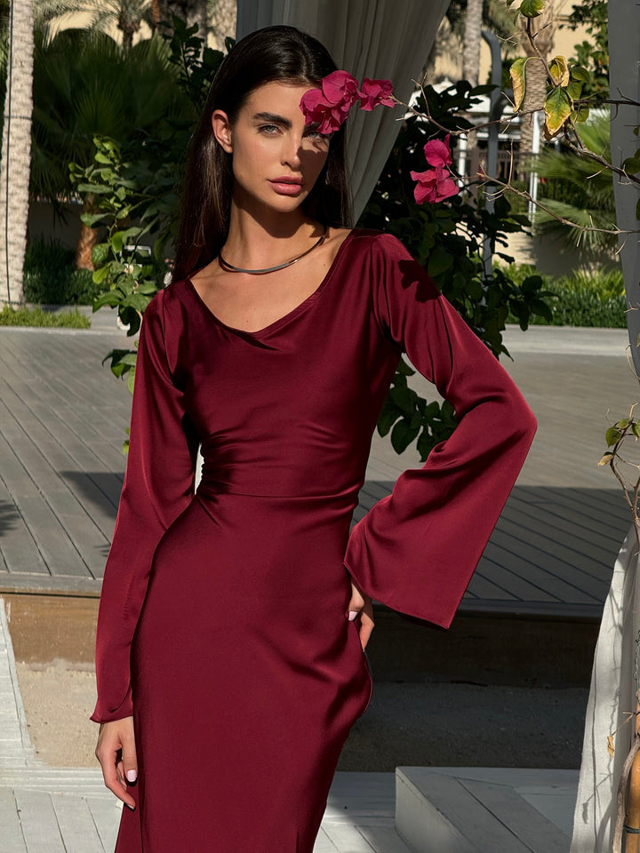 Drune | Leichte Maxikleid mit Romantischem Schnitt
