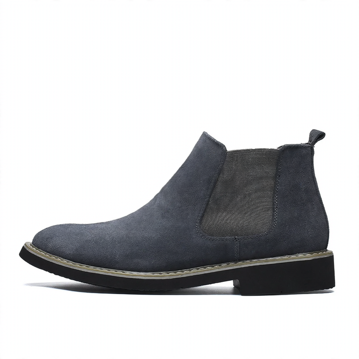 Herren-Chelsea-Stiefel aus Echtleder, gefüttert