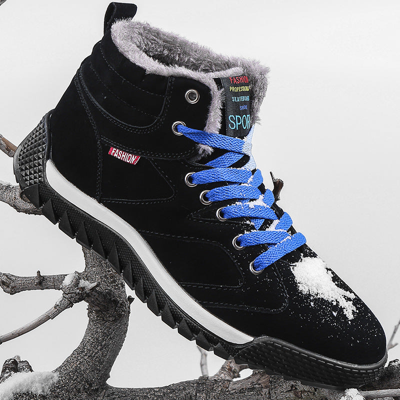 Herren-Winterstiefel, gefüttert, große Größen