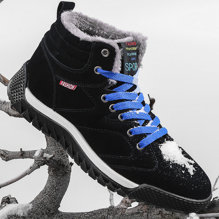 Herren-Winterstiefel, gefüttert, große Größen