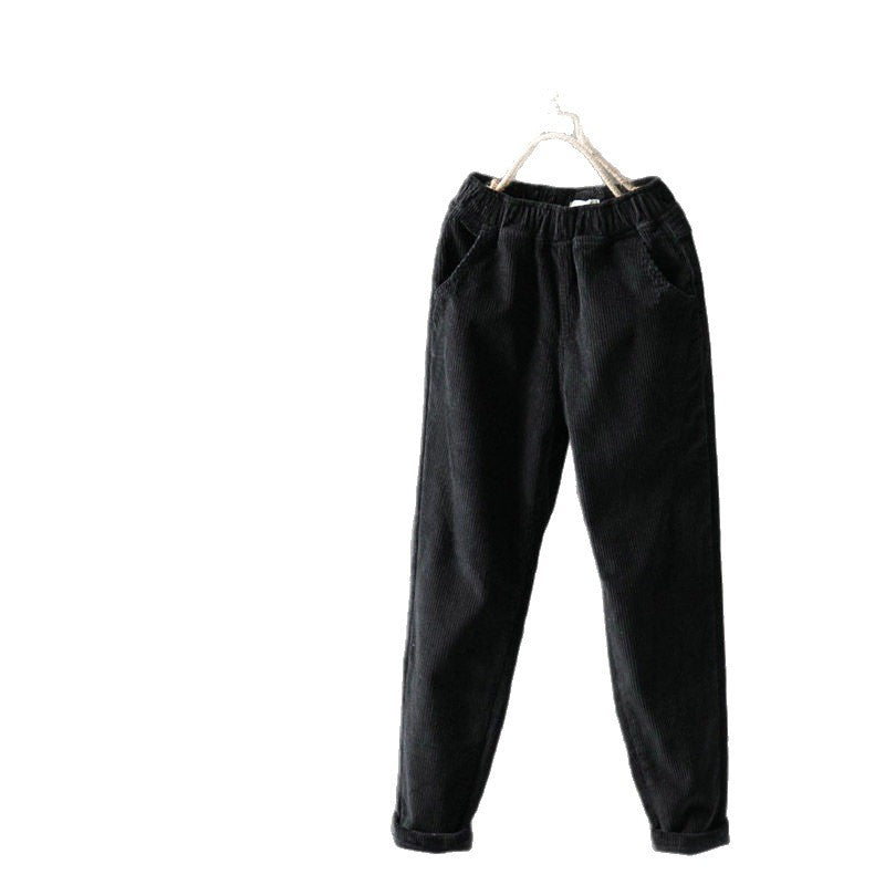 Damen Cordhose, lockere Passform, gefüttert