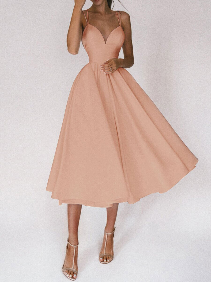 Drune | Grace Das Elegante Trägerkleid mit V-Ausschnitt