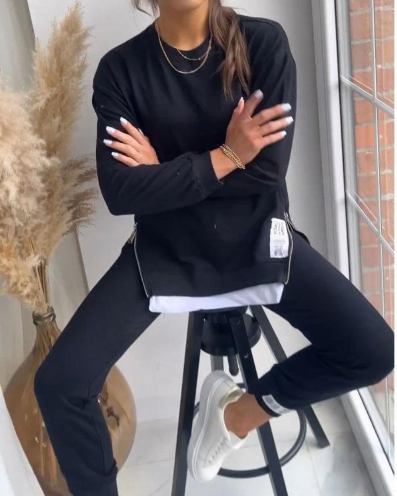 Drune | Sweater und Hose Zweiteiler Set