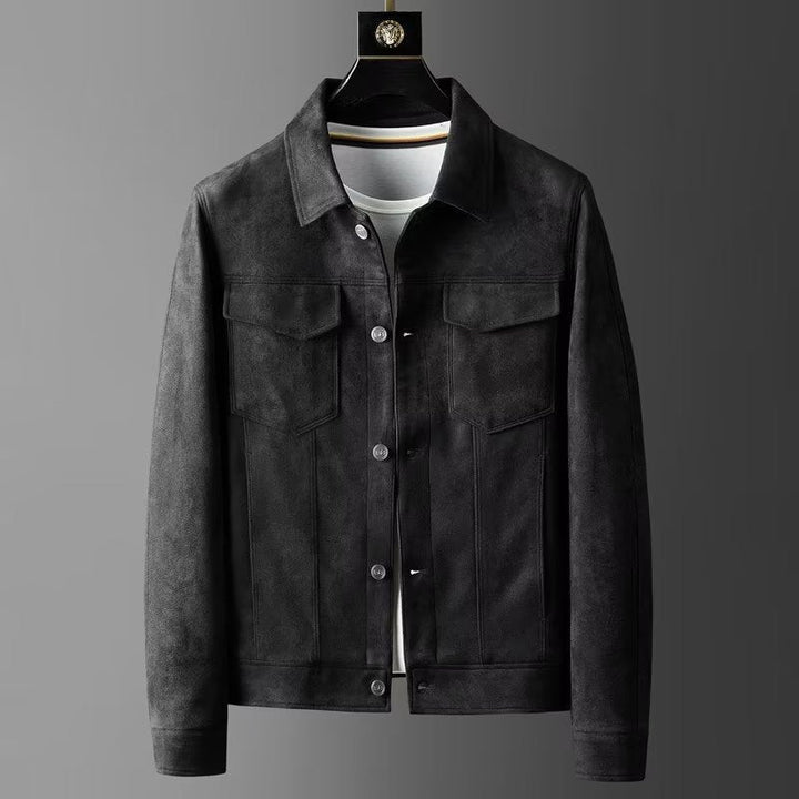 Drune | Klassische Wildlederjacke für Männer