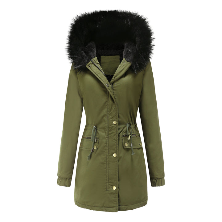 Drune | Damen Wintermantel mit Fleece-Futter und Kapuze