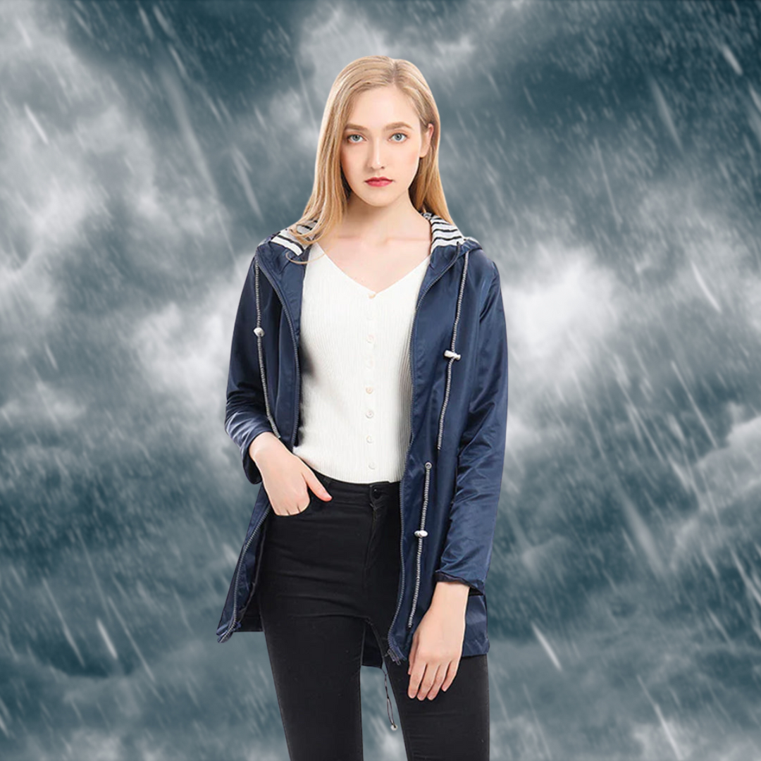 Drune | Wasserdichte Regenjacke für Damen