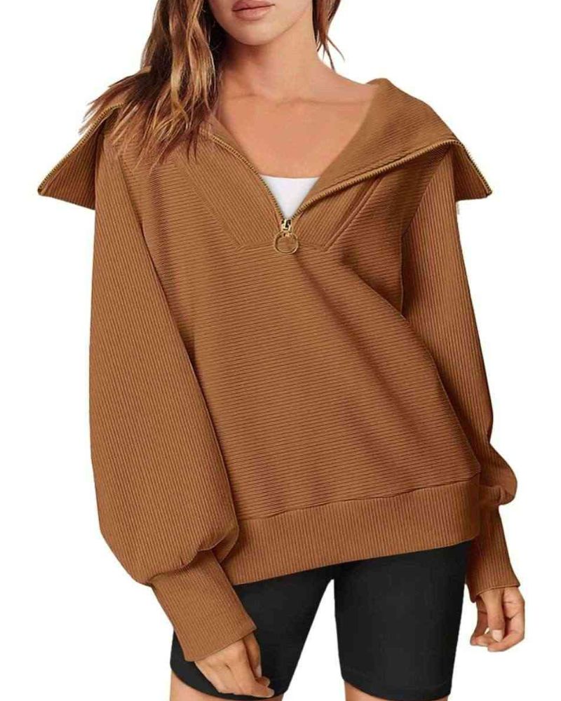 Drune | Halbreißverschluss Vielseitiger Pullover