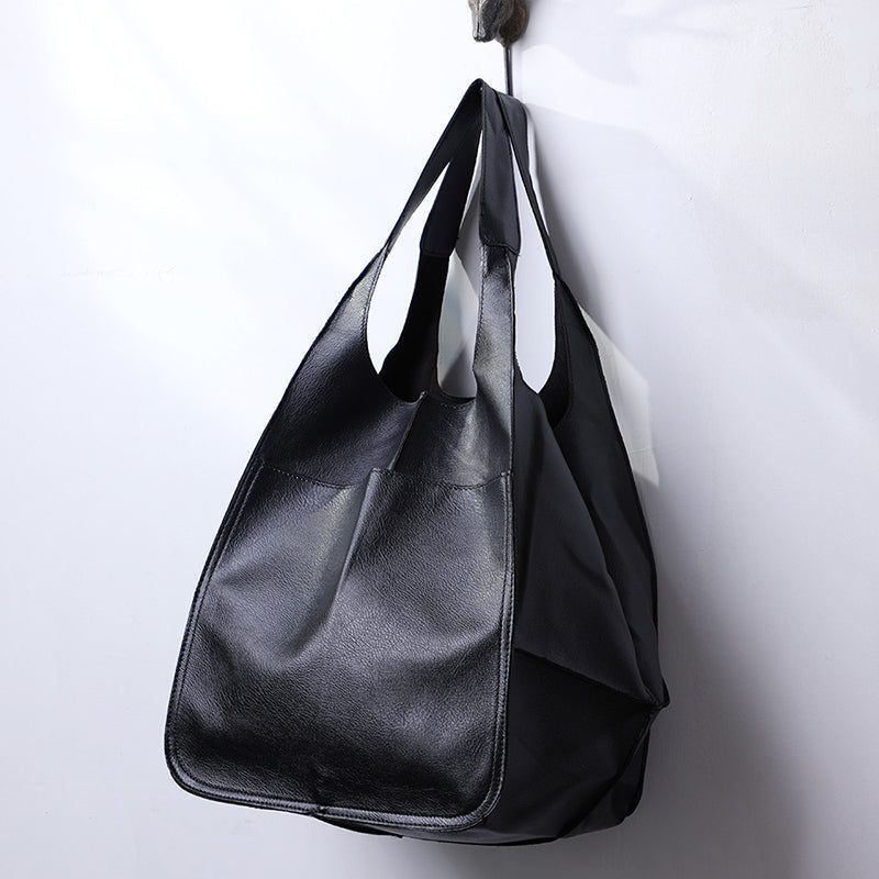Drune | Überdimensionale Leder Schultertasche für Damen
