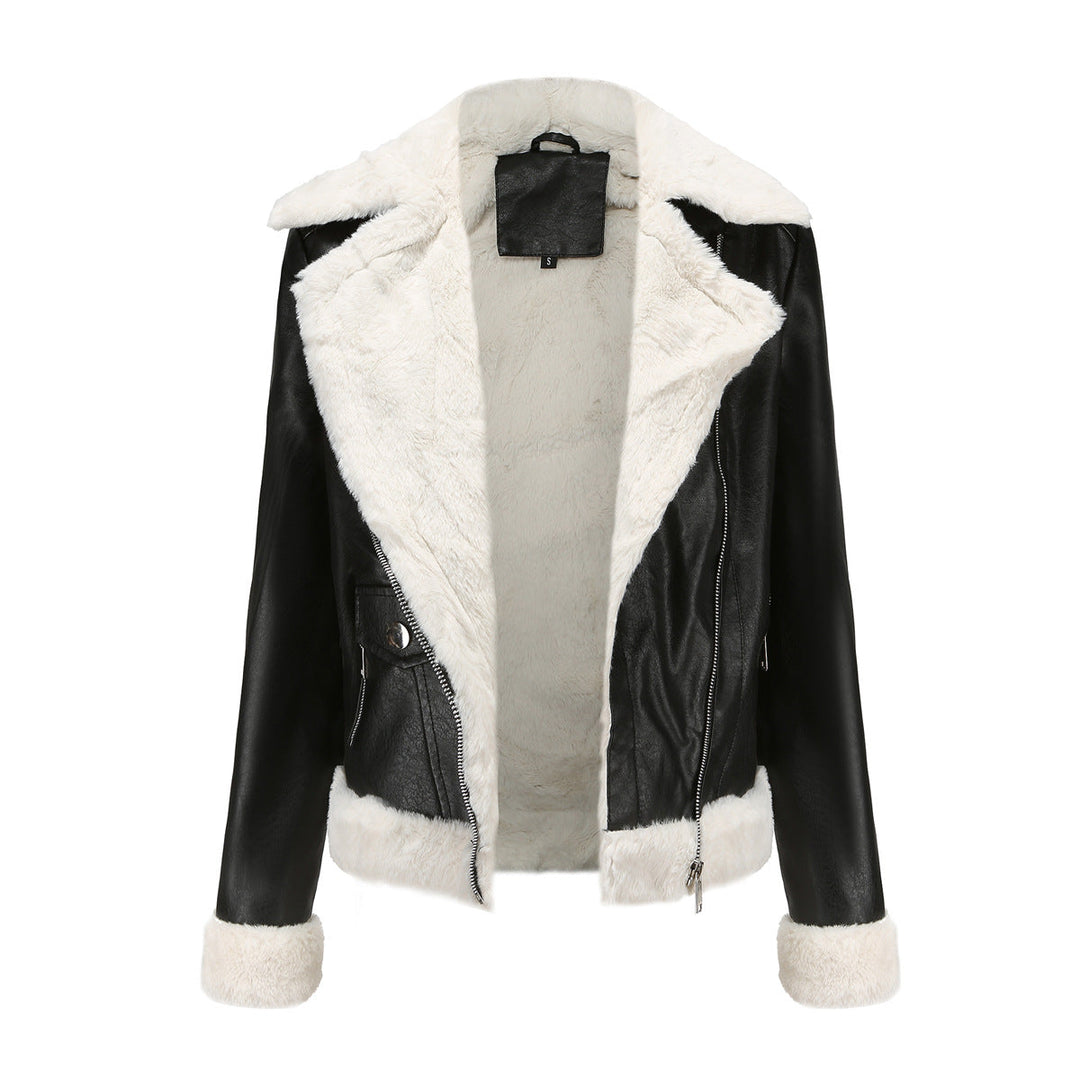 Drune | Winterlederjacke mit Fleece-Futter