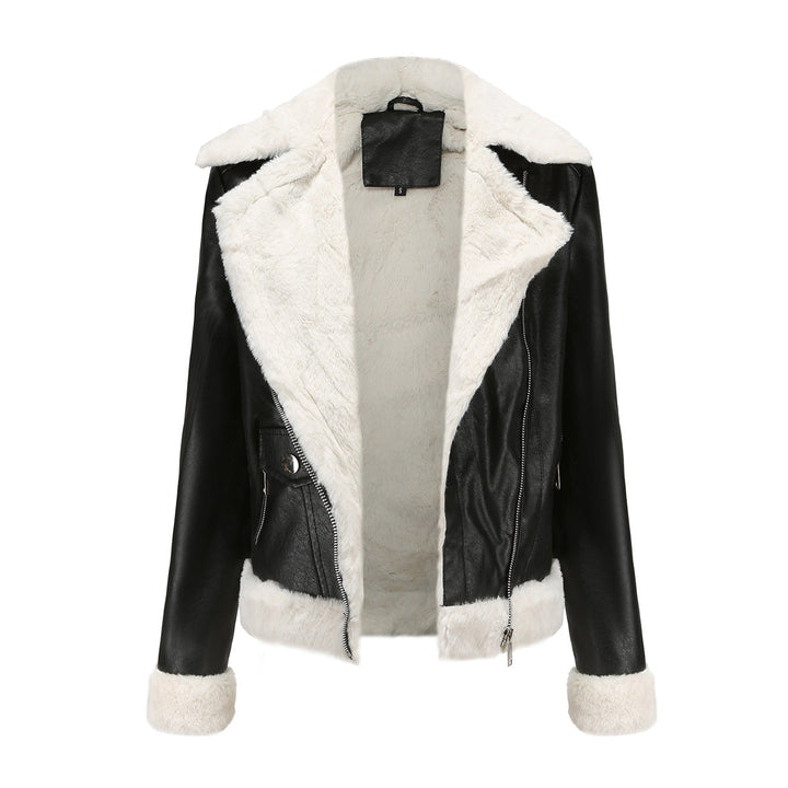 Drune | Winterlederjacke mit Fleece-Futter