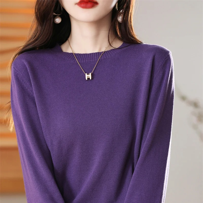 Drune | Cashmere Pullover Damen Klassischer Rundhals, Weich & Atmungsaktiv