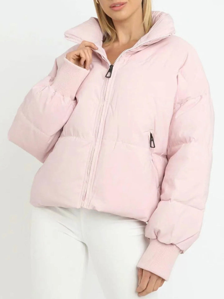 Drune | Kurze Pufferjacke Mit Reißverschluss - Reißverschluss