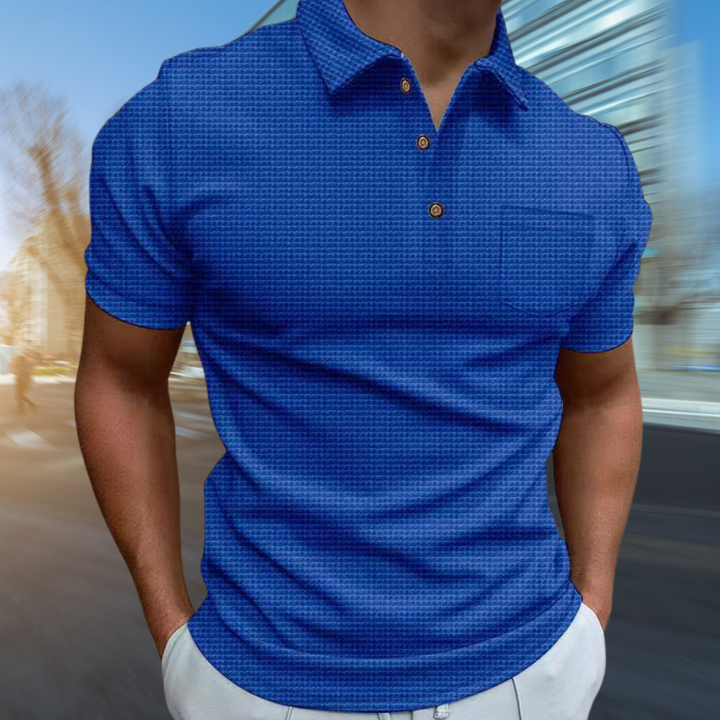Drune | Blazej Strukturiertes Sommer-Poloshirt