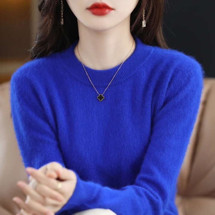 Drune | Kaschmir Pullover Damen Luxuriöser Rundhalsausschnitt, Weich & Modisch