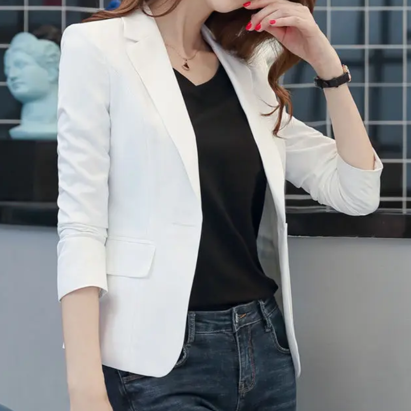 Drune | Eleganter Damenblazer mit Langen Ärmeln Ideal für Die Arbeit