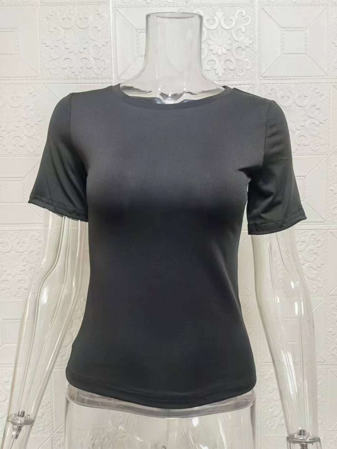 Drune | Einfarbiges Slim-Fit-Unterhemd