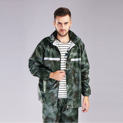 Drune | Camo Regenanzug für Herren