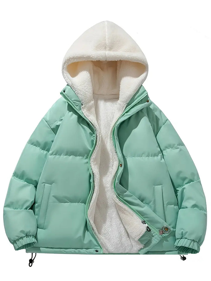Drune | Fleece-Winterjacke mit Kapuze - Stilvoll und warm für den Winter
