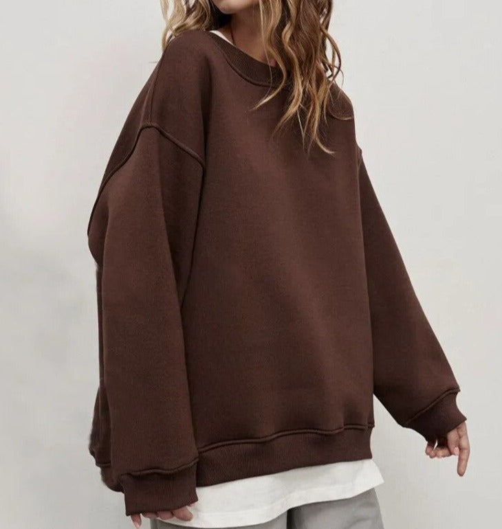 Drune | Übergrößer Strickpullover für lässiges Schichten