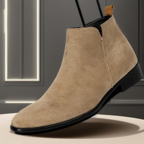 Herren-Chelsea-Boots mit seitlichem Reißverschluss