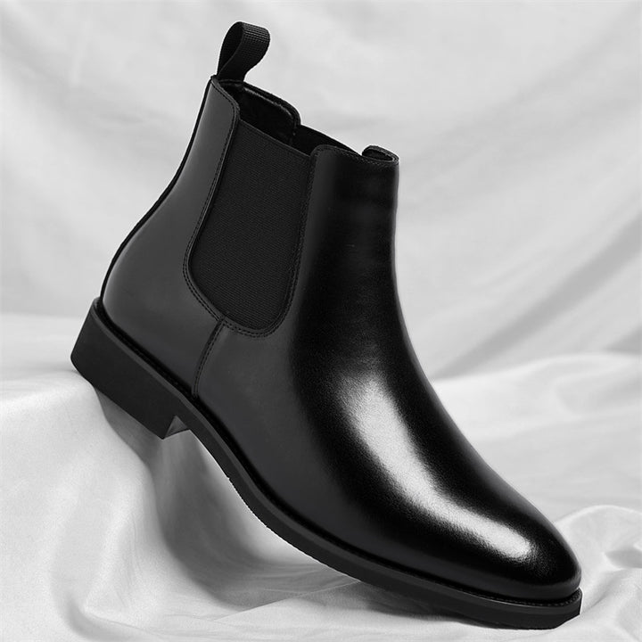 Herren-Chelsea-Stiefel, gefüttert, englischer Stil