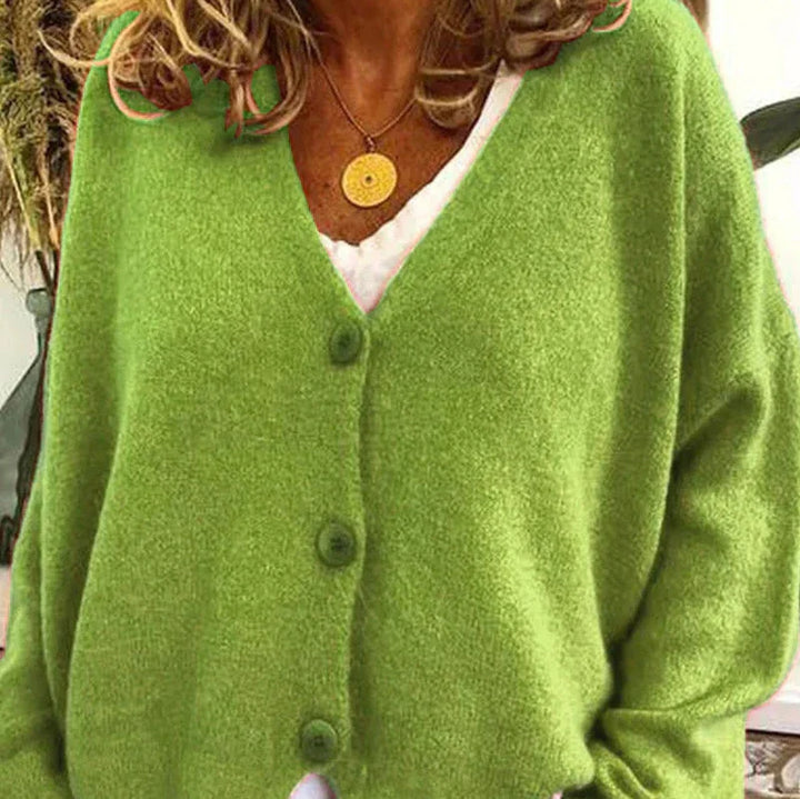 Drune | Schicke Herbst Einfarbige Lockere Pullover für Frauen