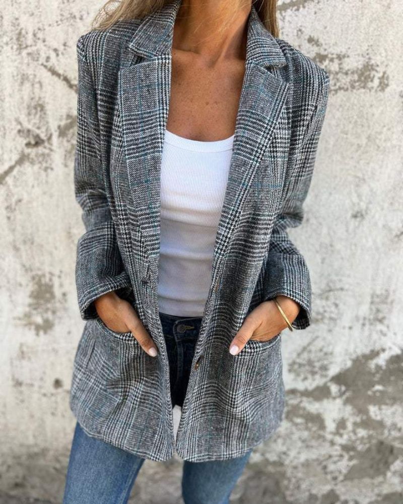 Drune | Zeitlos Karierter Blazer