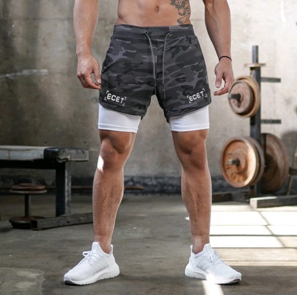 Drune | Schnelltrocknende Doppelschicht Fitnesshose Für Herren
