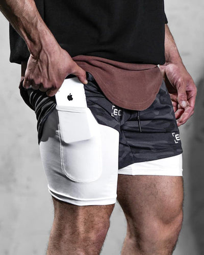 Drune | Schnelltrocknende Doppelschicht Fitnesshose Für Herren