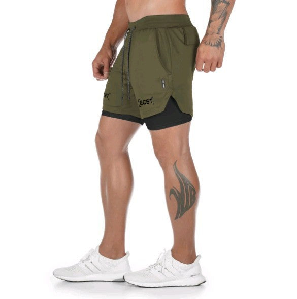 Drune | Schnelltrocknende Doppelschicht Fitnesshose Für Herren