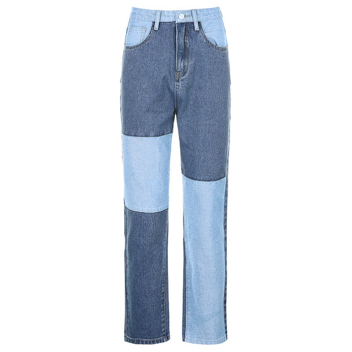 Drune Jeans mit hohem Bund und geradem Bein Damen