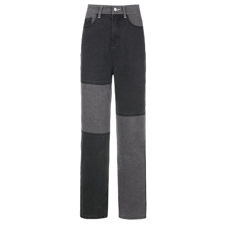 Drune Jeans mit hohem Bund und geradem Bein Damen