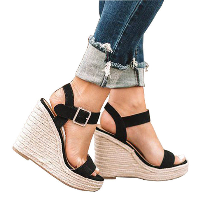 Orthopädische Keilabsatz-Sandalen | Komfort trifft auf Eleganz Drune