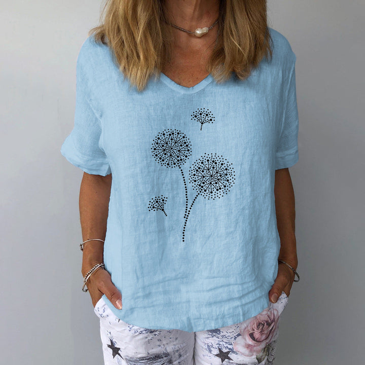 Drune | Lässiges Baumwoll-Leinen Shirt für Damen