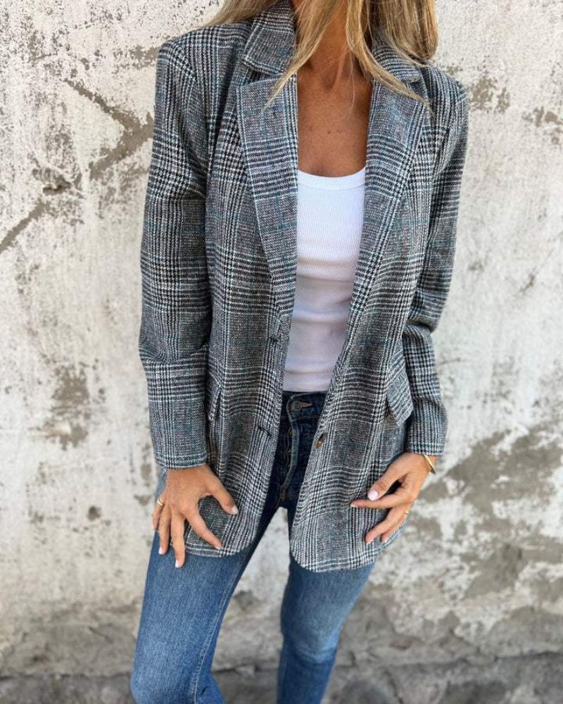 Drune | Zeitlos Karierter Blazer