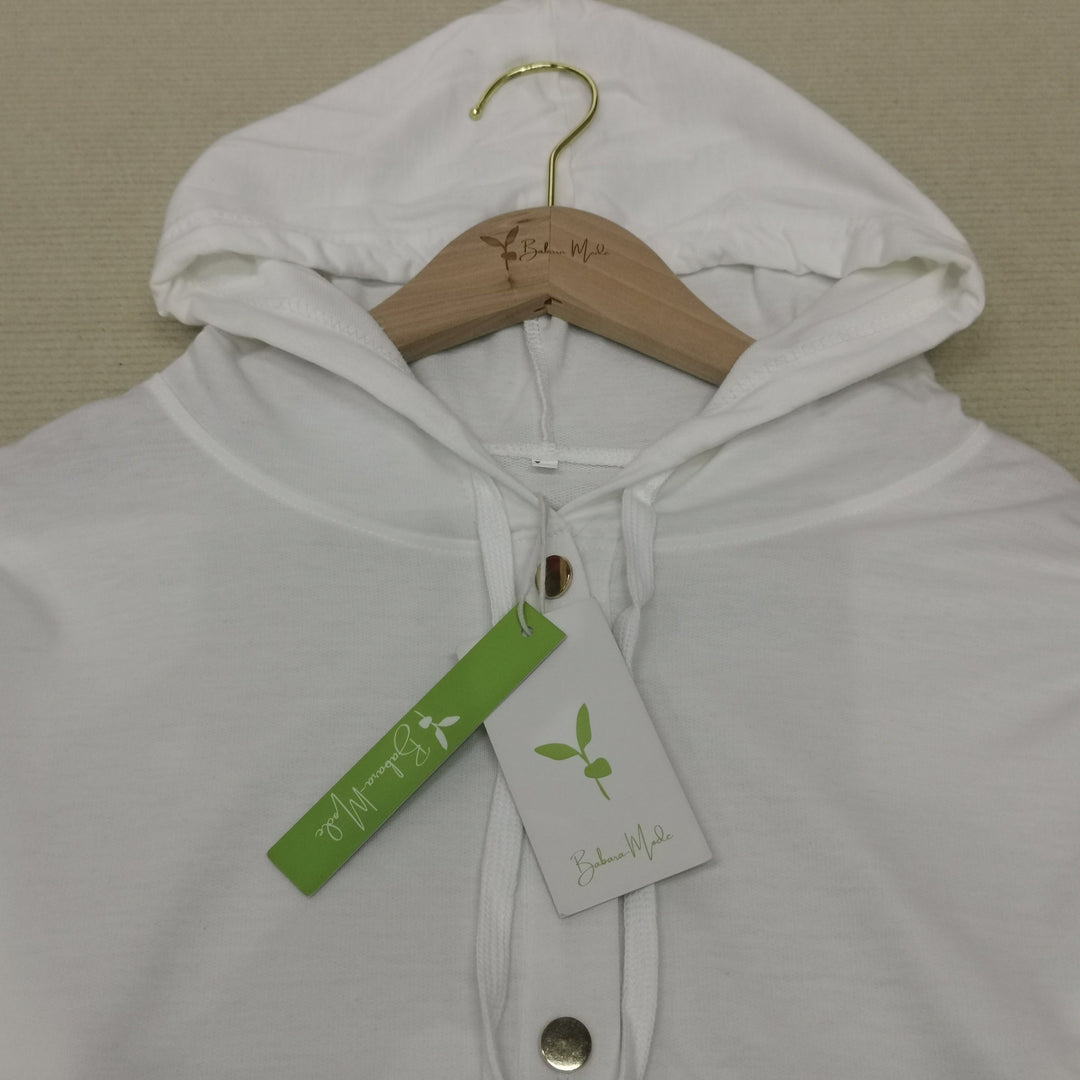 Drune | Immer Besser Weißer Kapuzenpullover
