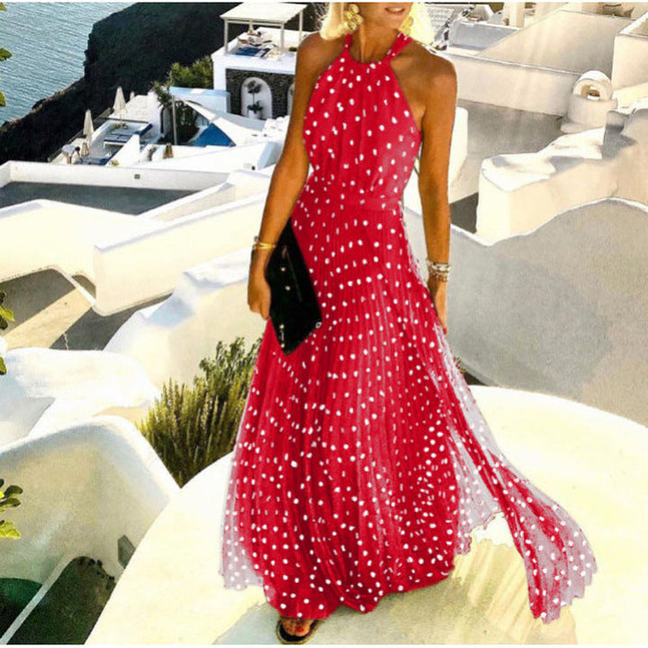 Drune | Elegantes Boho Maxikleid Mit Falten