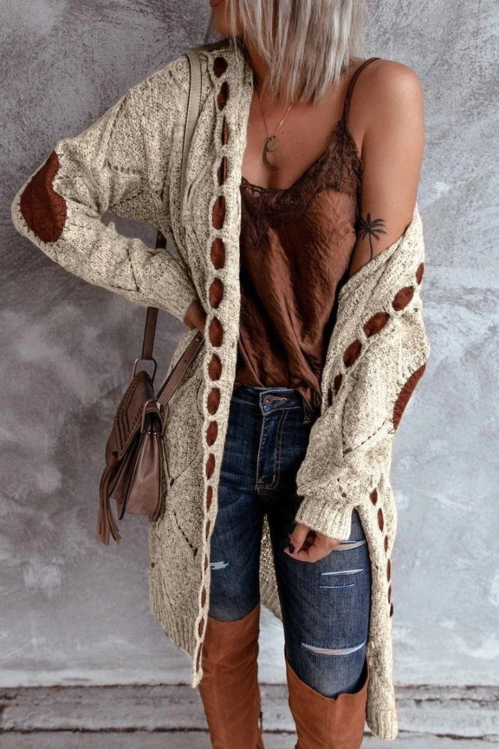 Drune | Modische Strickjacke mit Kapuze