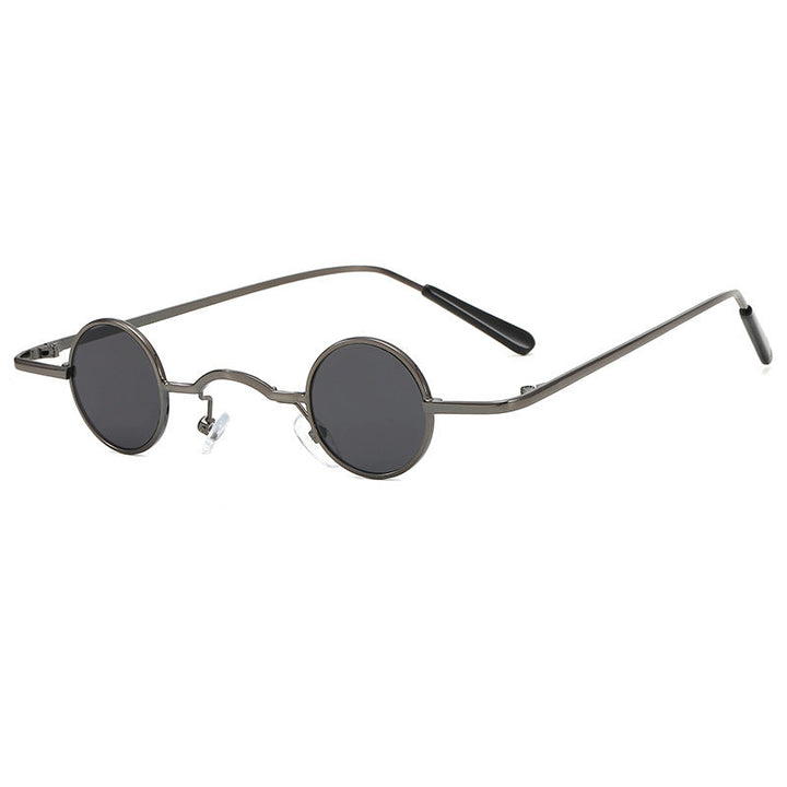 Drune | Retro Sonnenbrille mit Kleinem Runden Rahmen für Herren