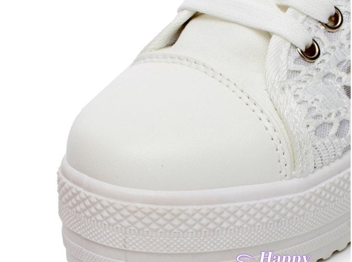 Drune | Damen Canvas Schuhe Look