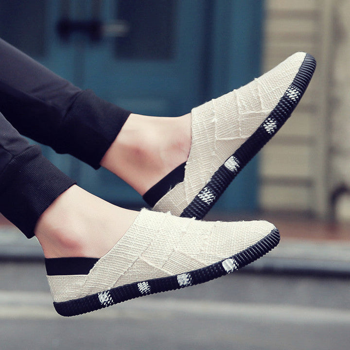 Drune | Frühling Und Sommer Leinen Canvas Schuhe Männer