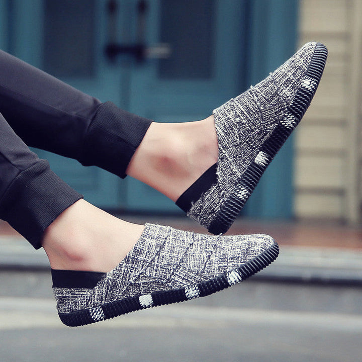 Drune | Frühling Und Sommer Leinen Canvas Schuhe Männer