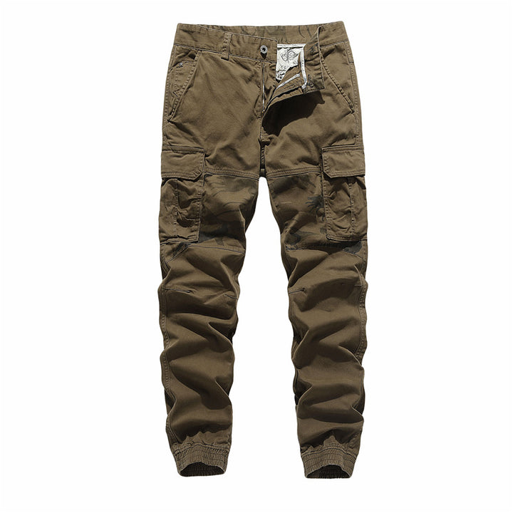 Herren Cargo-Jogginghose mit Utility-Taschen, verstärkten Knieeinsätzen & elastischem Saum Drune