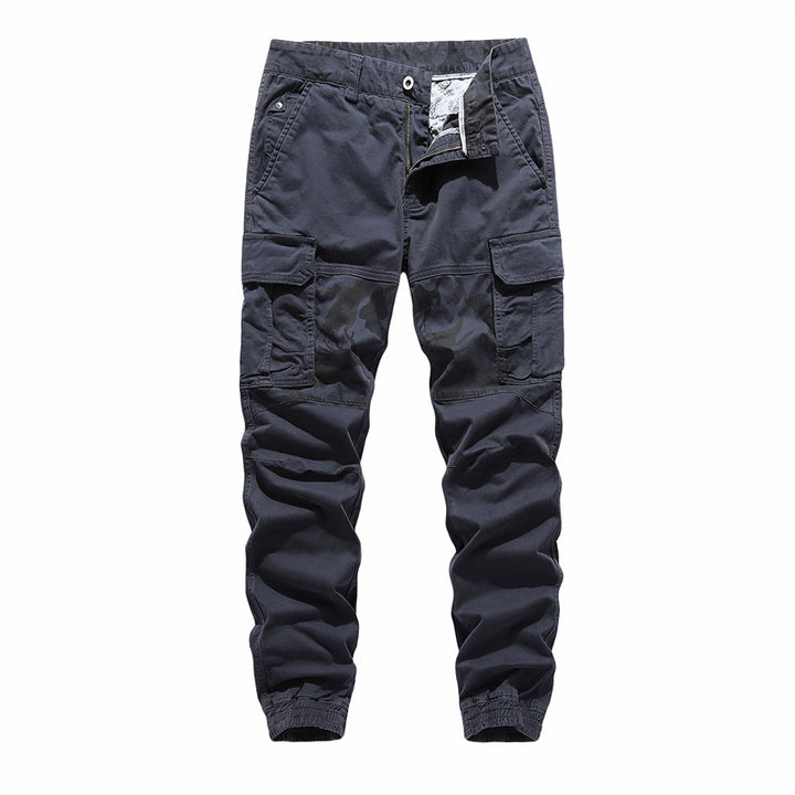 Herren Cargo-Jogginghose mit Utility-Taschen, verstärkten Knieeinsätzen & elastischem Saum Drune