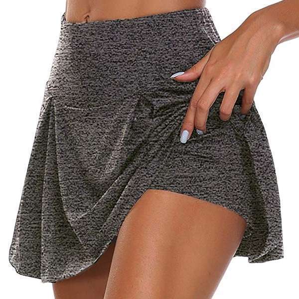 Damen sportlicher Minirock mit hoher Taille und Bewegungskomfort Drune