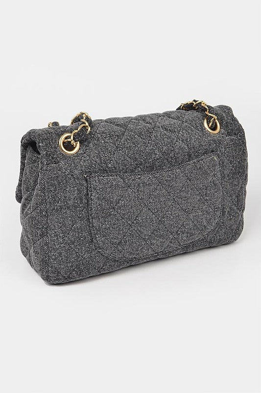 Drune | Denim Gesteppte Umwandelbare Schultertasche